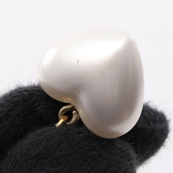 Chanel Necklace CC Logo Gold Pink White - Picture 7 of 7